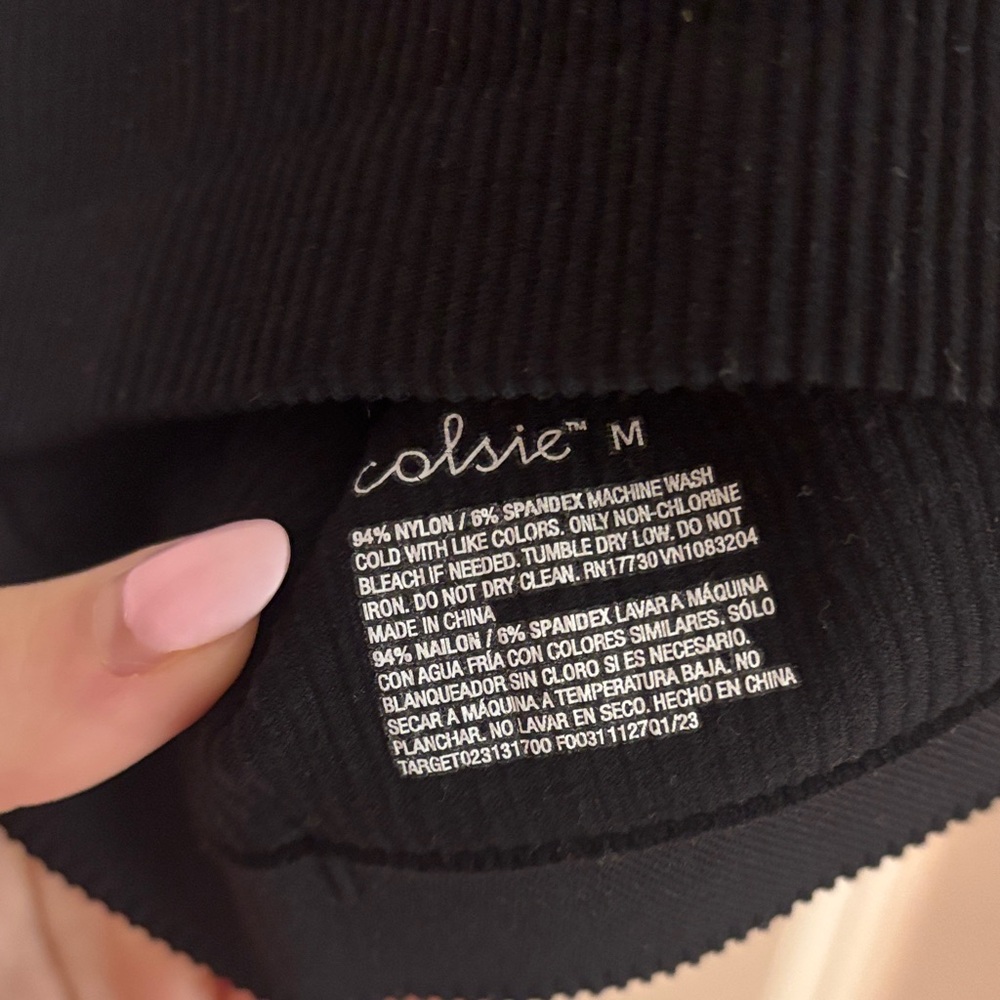 Colsie Ribbed Bralette - Picture 3 of 3